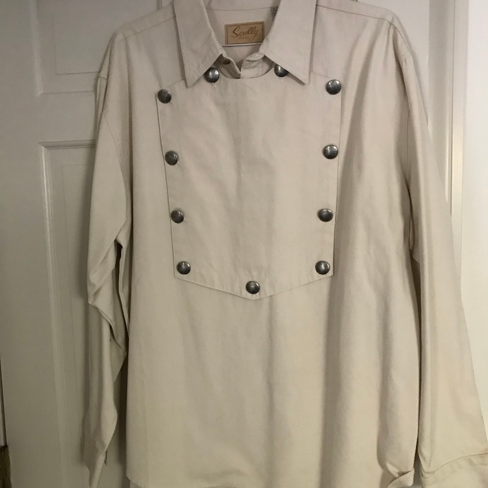 Scully Men's Authentic Western Shirt Size XL